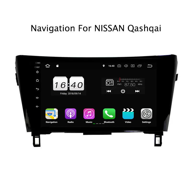 10 1 дюймов PX30 Android 9 0 автомобильный DVD мультимедийный плеер для Nissan Qashqai X Trail 2012 2018 gps