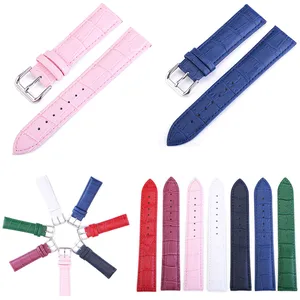 Ремешок из натуральной кожи под крокодила для наручных часов, браслет для часов, 10 мм 12 мм 13 мм 14 мм 15 мм 16 мм 17 мм 18 мм 19 мм 20 мм 22 мм 24 мм