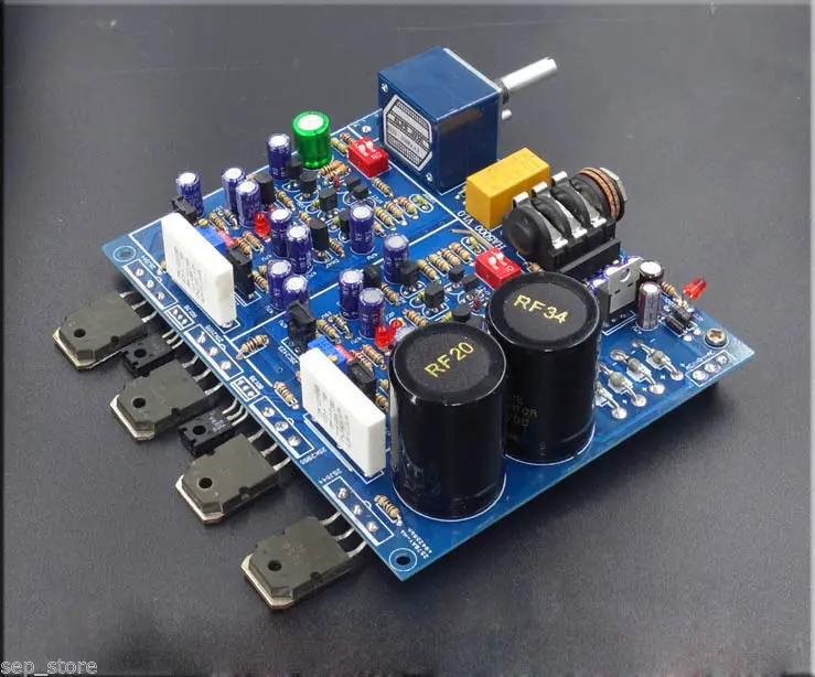 Монтажная плата усилителя для наушников класса А FET основанная на HA5000 с