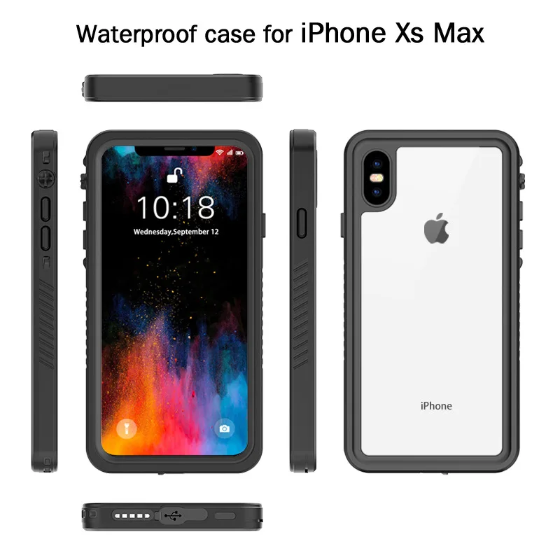 Водонепроницаемый Чехол IP68 Сертифицированный полный корпус герметичный