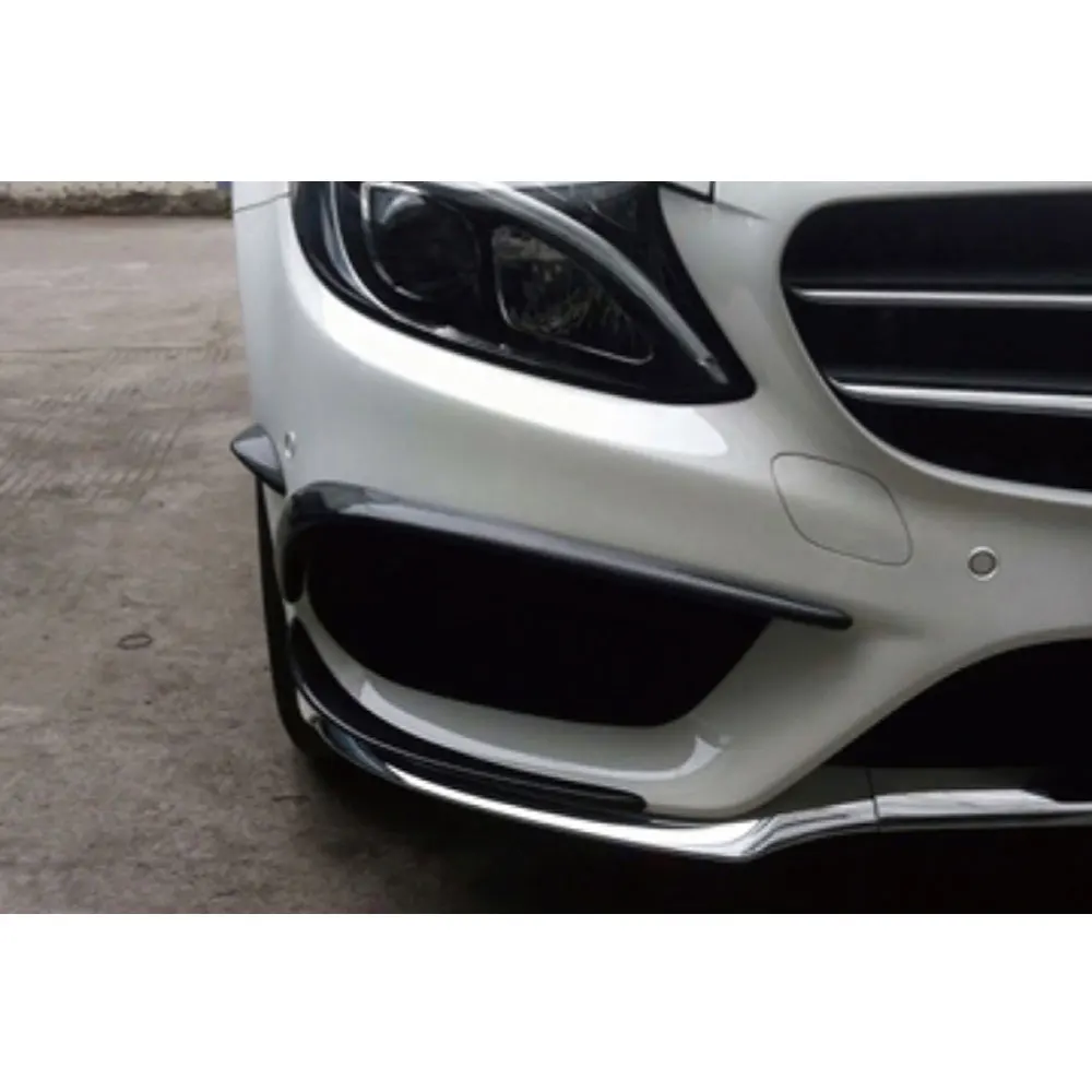 Передний бампер из углеродного волокна боковые уголки сплиттер спойлер