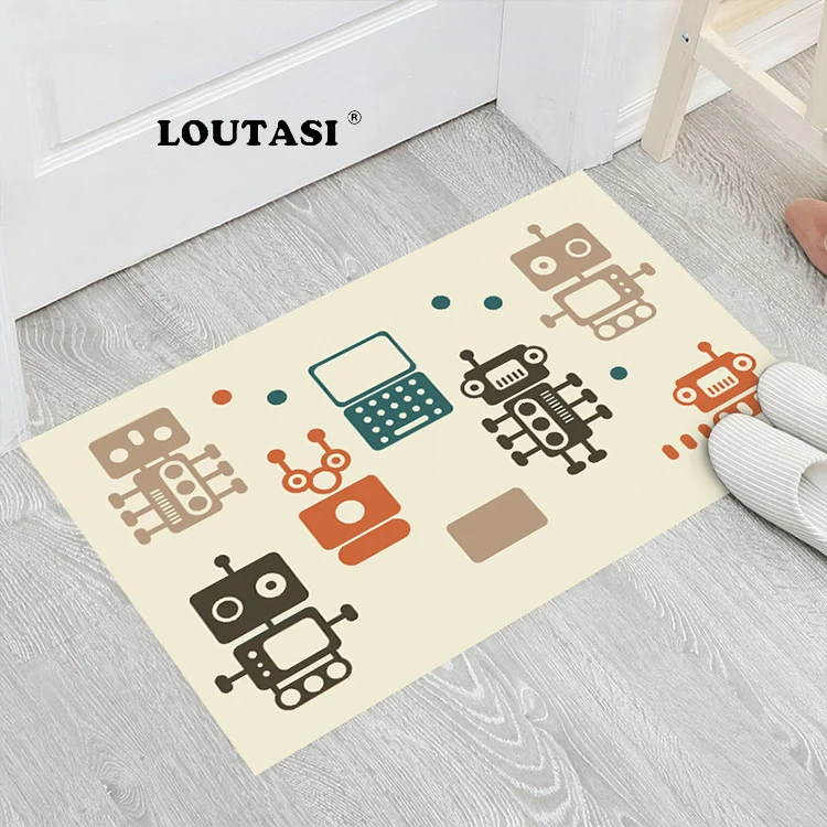 Прочные коврики LOUTASI для входной двери Забавные милые Мультяшные с рисунком