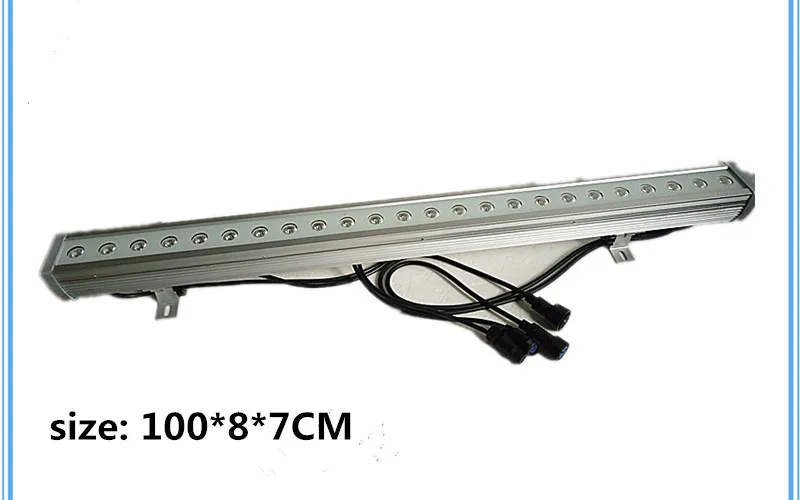 Лучшая цена 24X3W настенный светильник RGB 3 в 1 Светодиодный par dmx512 Диско освещение s