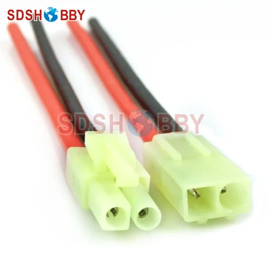 5 пар* 16AWG Силикагель кабель L100mm с мини мужской+ женский Tamiya по супер скидке разъемы
