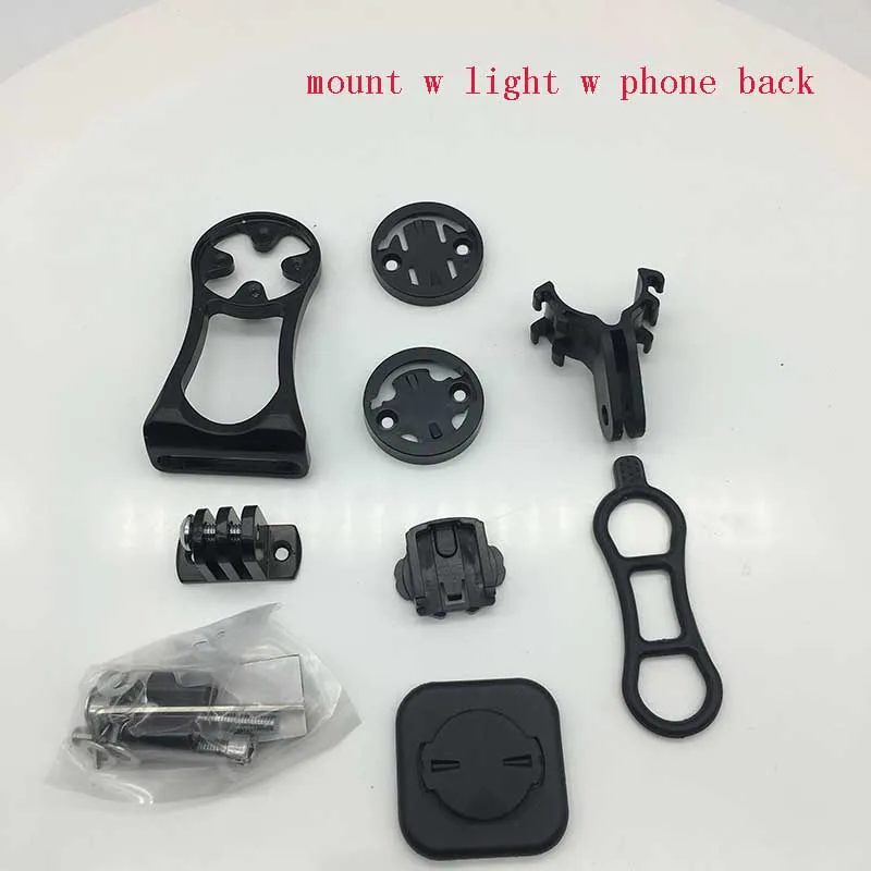 set 7 Велосипедный кронштейн, передний держатель для телефона, Garmin, Bryton, Cateye, I gps порт, велосипед gps компьютер, фара, камера GoPro Hero - Цвет: set 7