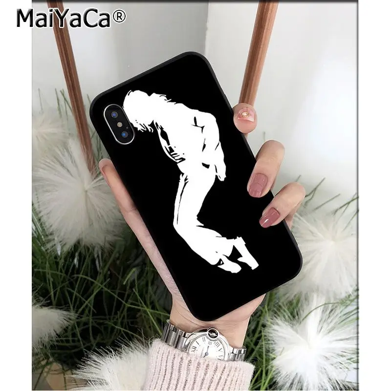MaiYaCa Майкл Джексон ТПУ Мягкие аксессуары для телефона чехол iPhone X XS MAX 6 6S 7 7plus 8 8Plus 5