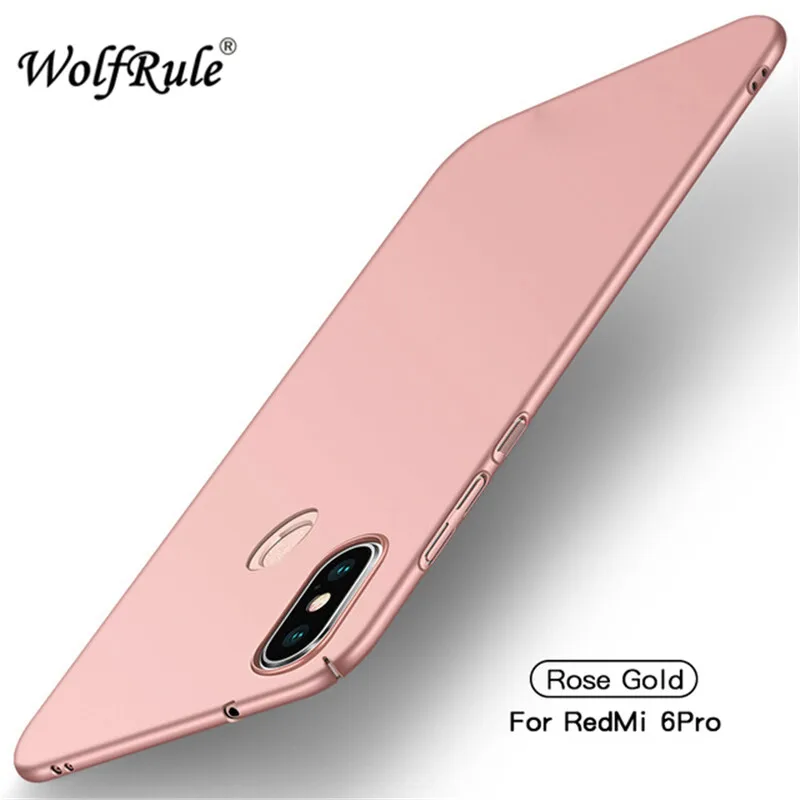

For Xiaomi Redmi 6 Pro Case For Xiaomi Mi A2 Lite Cover Ultra-thin Smooth Back Protection Plastic PC Case For Xiomi Redmi 6 Pro