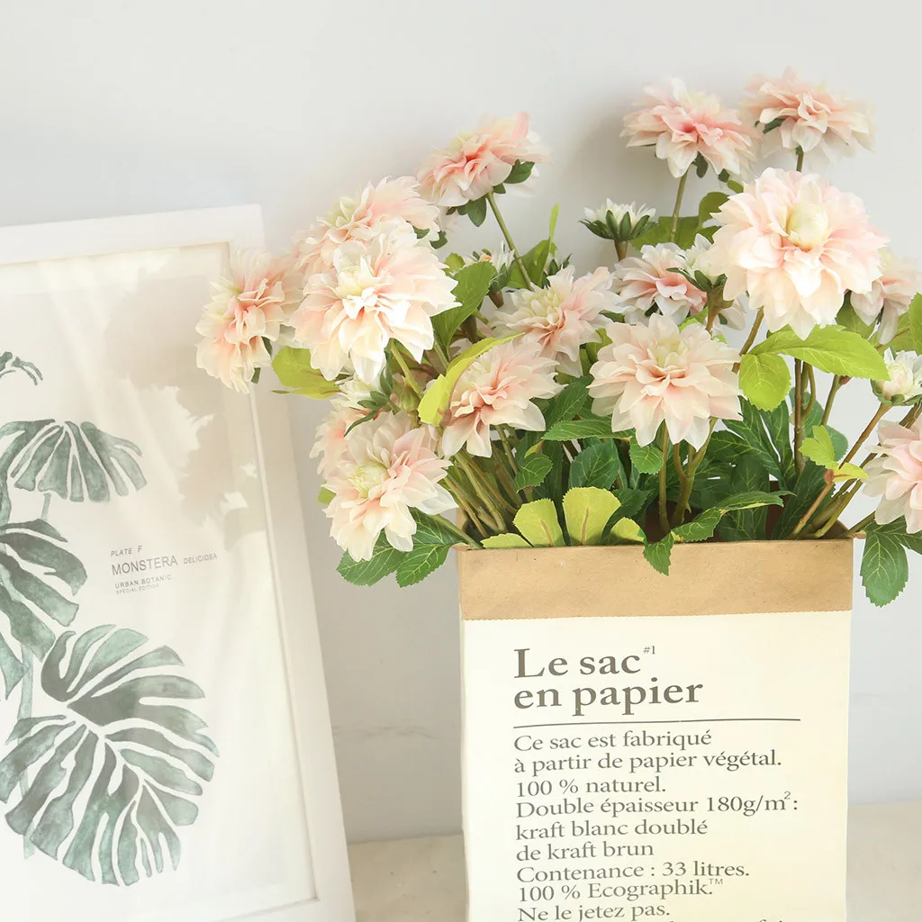 Искусственные растения ненастоящие листья для дома офиса сада цветка свадебного