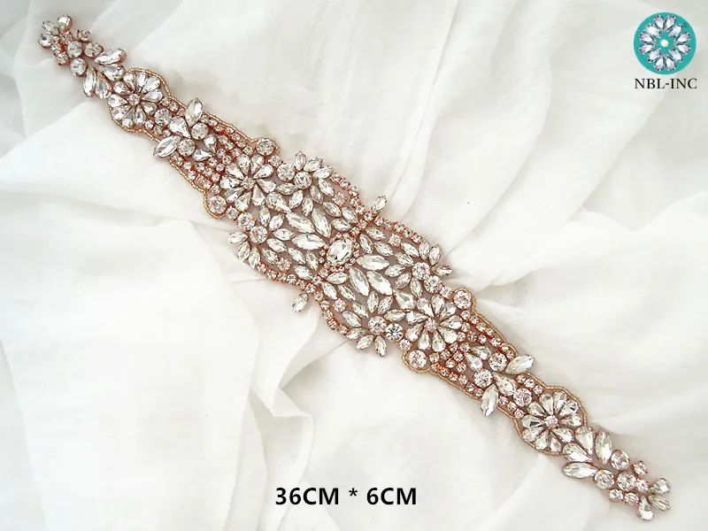 (1 шт.) серебро золото хрусталь стразы ремень с аппликацией Пришивные железные для