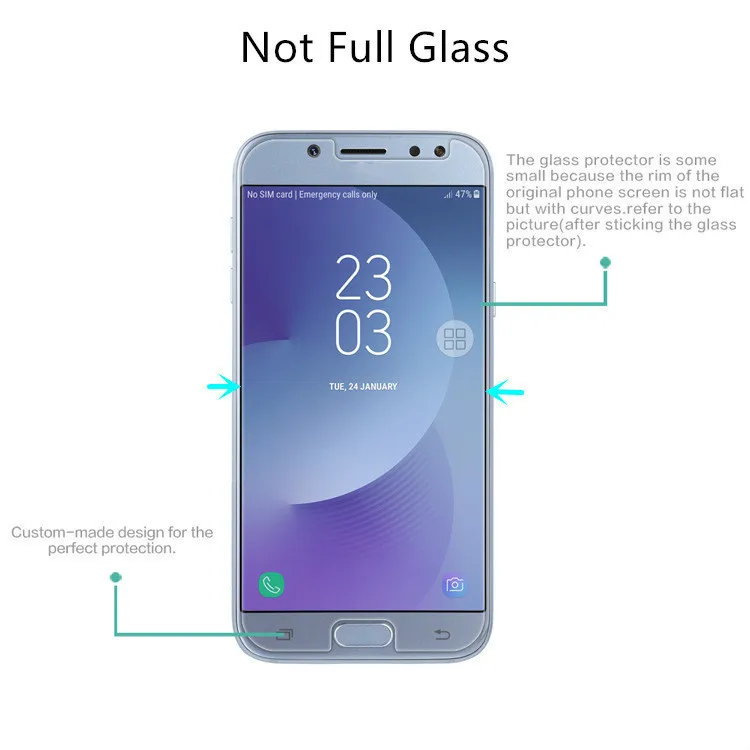 2.5D Закаленное стекло для Samsung Galaxy J5 2017 версия ЕС и США 2016 Защита экрана Prime J520 J530