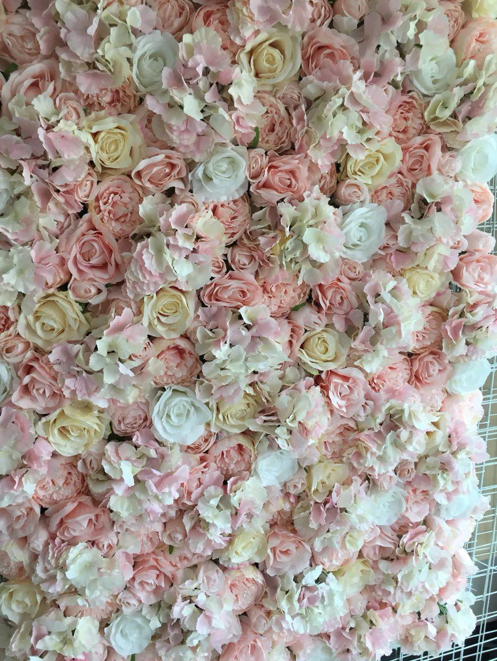 3D artificial new hydrangea rose wall for wedding stage props decoration and road flower | Дом и сад