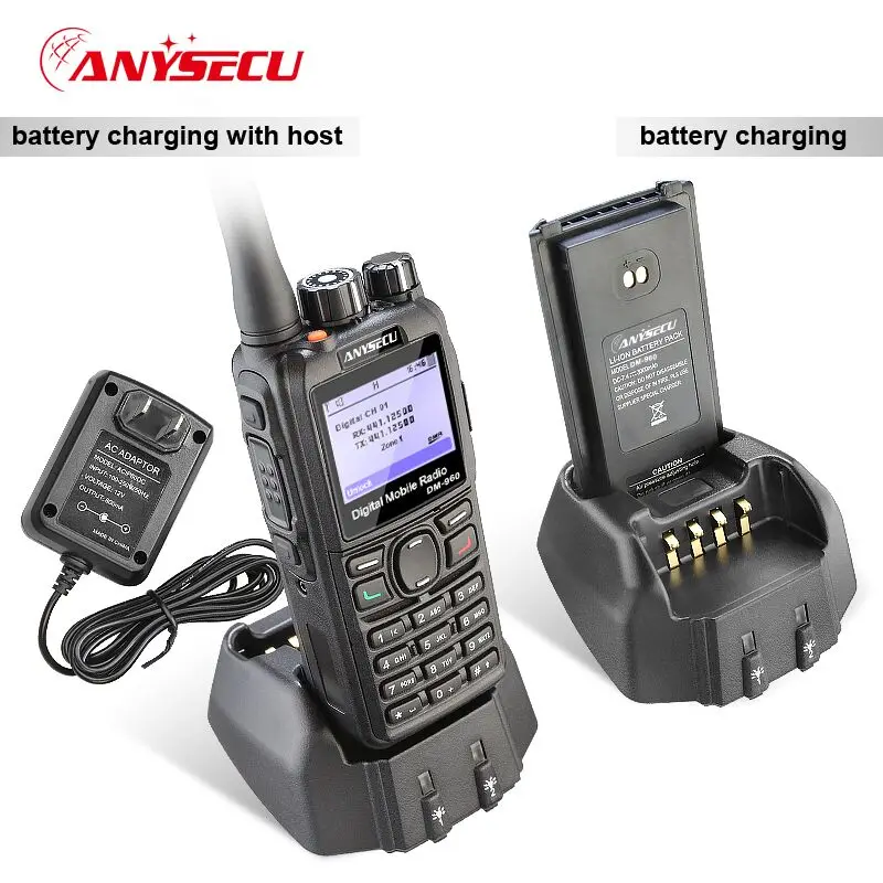 Новый продукт anysecu DM960/DM 960 TDMA DMR цифровой двухстороннее радио 400 480 МГц 5 Вт два