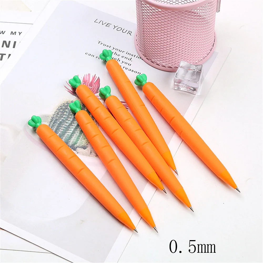0,5 мм/0,7 мм кактус Кукуруза механический карандаш милый морковь автоматическая ручка для рисования школьные офисные принадлежности канцелярские принадлежности подарок - Цвет: carrot 0.5mm