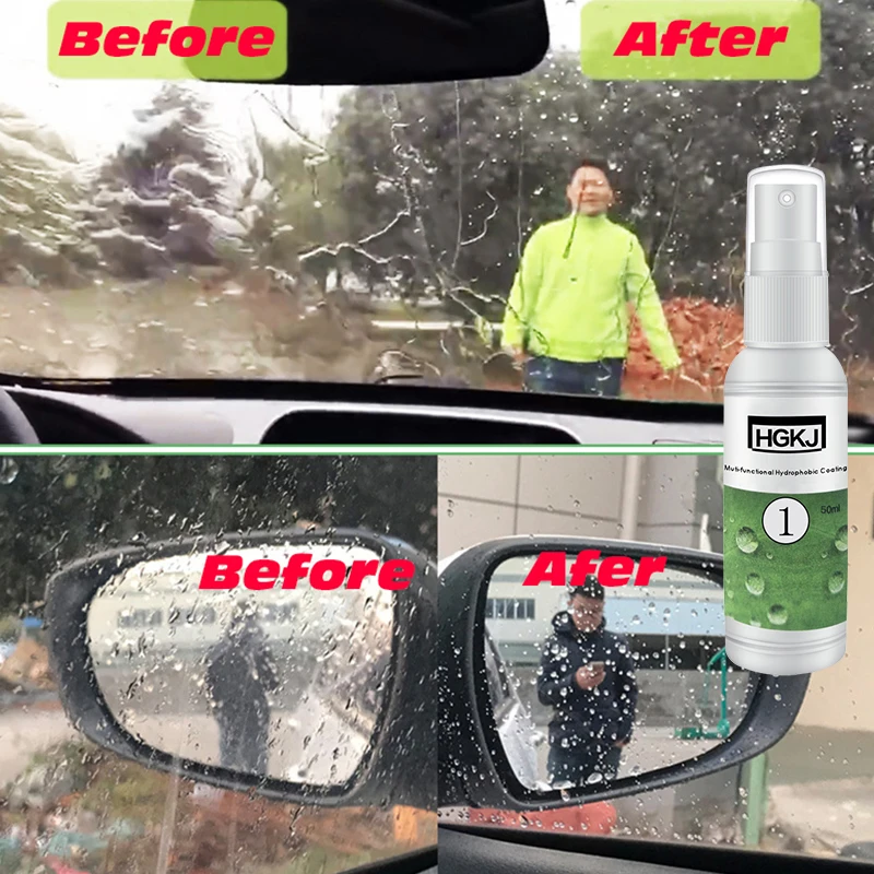 Auto Glass Rainproof Agent Car Accessories Nano-hydrophobic Coating Windshield Waterproof Rearview Mirror Ceramic Textile Window |