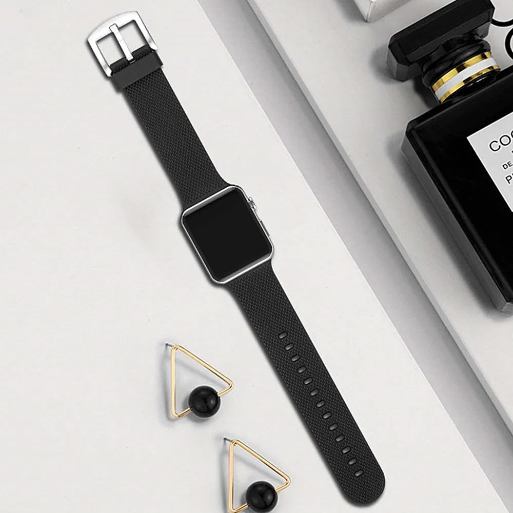УГЛЕРОДНЫЙ волоконный ремень для Apple watch band 44 мм 40 iWatch 42 38 спортивный браслет 4 3 2 1