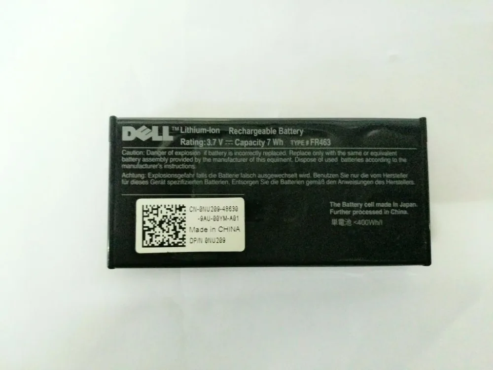 Новая Подлинная Оригинальная батарея для ноутбука DELL PowerEdge T410 R610 T310 T300 R710 2950 проц