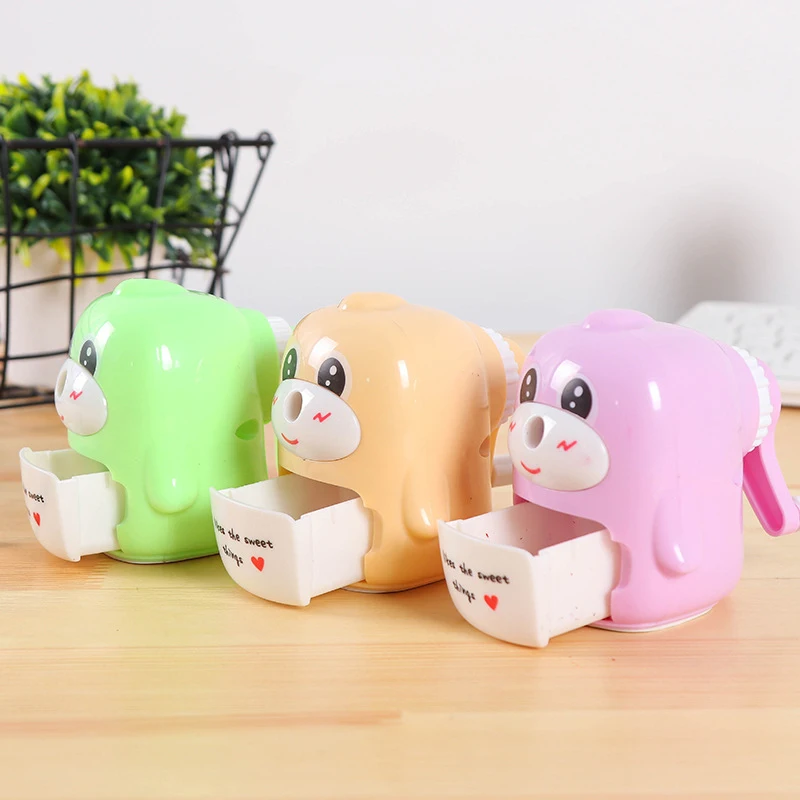 1 шт. Автоматическая точилка для карандашей Kawaii пластик Пингвин робот карандаш резак креативные канцелярские принадлежности подарок школьные принадлежности для детей
