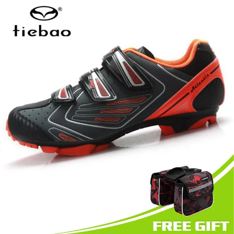 B1521 O Tiebao велосипедная обувь для мужчин Sapatilha Ciclismo Mtb chaussure vtt, обувь для велосипеда, самоблокирующаяся спортивная обувь для горного велосипеда - Цвет: B1521 O