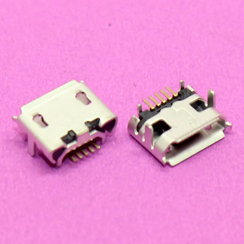 

100% New 5.9mm 5Pin small Ox horn Micro usb connector charging port jack for HTC for Sony For OPPO X903 X905 R807 A201 A203 T15