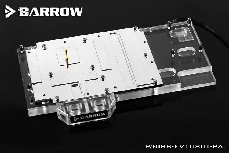 Полностью закрывающий блок графической карты BARROW для EVGA GTX1080Ti FTW3 игровой
