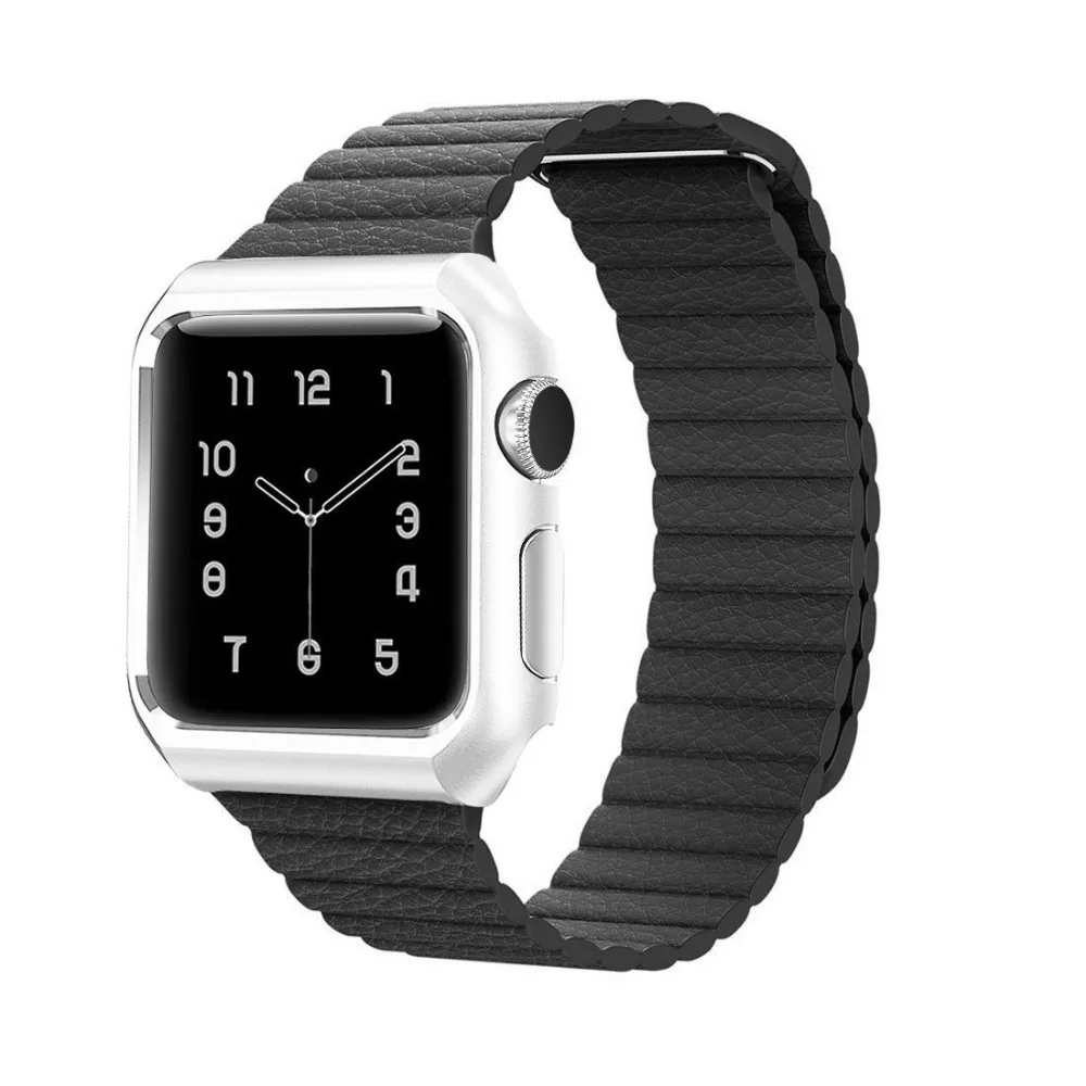 Ремешок для часов из натуральной кожи Apple Watch браслет 42 мм 38 подходит iwatch серии 3 2 1