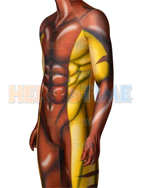 Бесплатная доставка костюм для косплея с 3D принтом сабретоут Victor Creed Zentai