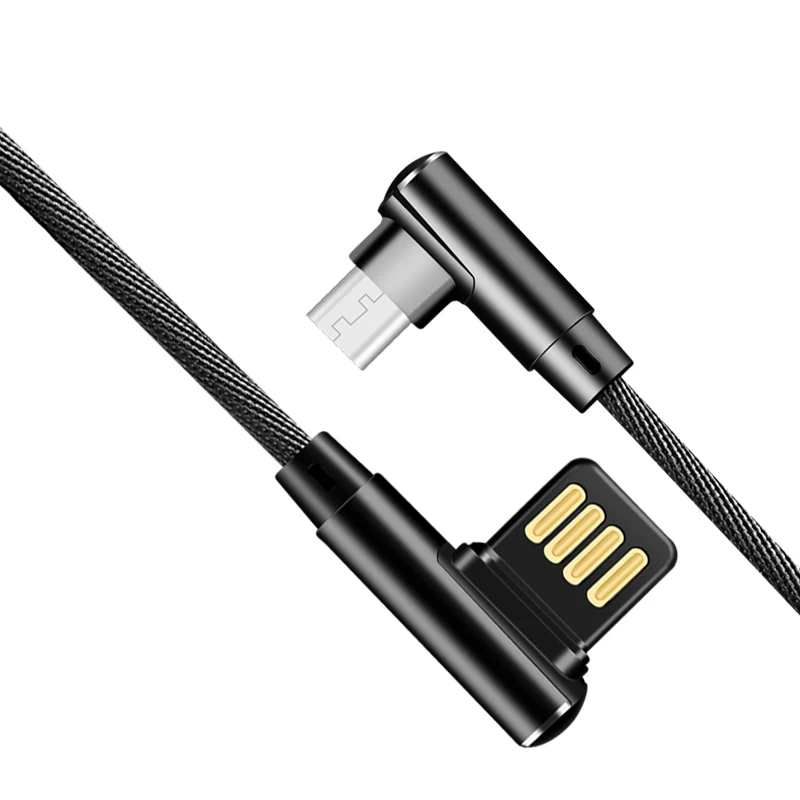 2.4A USB Type C 90 градусов кабель для Samsung Galaxy S10 S9 Plus Xiaomi Mi 9 8 6 MAX 3 LG P30 передачи данных