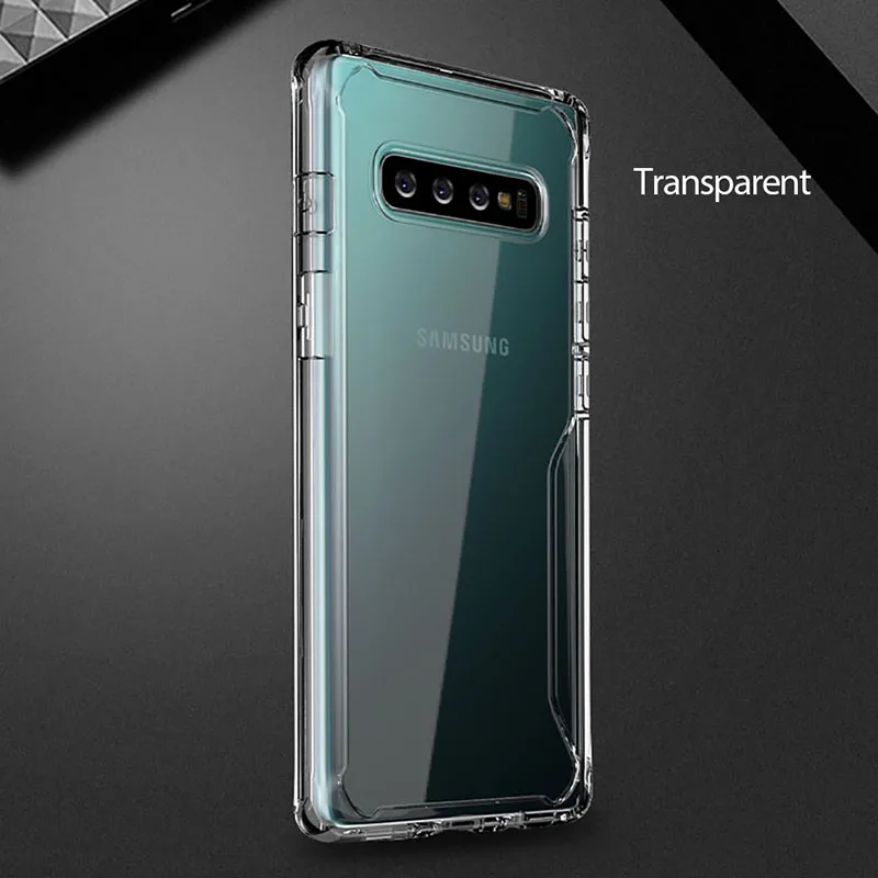 Transparent LUPHIE противоударный защитный чехол для samsung Galaxy S10 Plus S10e прозрачные чехлы для samsung S10 Plus силиконовый чехол с бантом - Цвет: Transparent