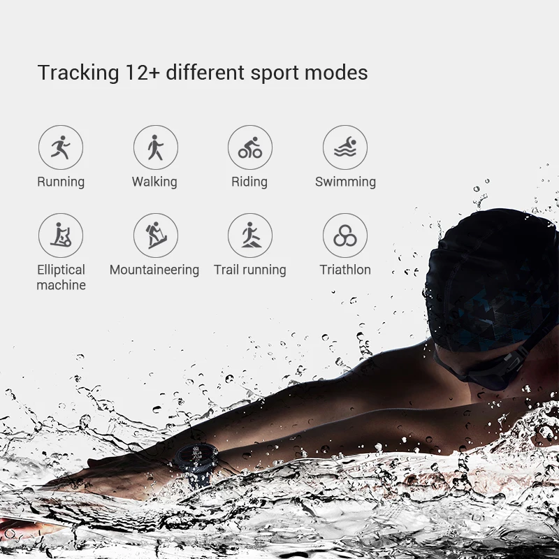Huami Amazfit 2 Stratos Смарт часы мужские 5ATM водонепроницаемые с gps PPG