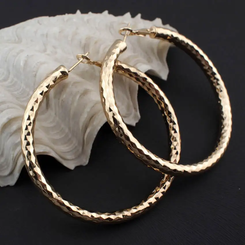 MANILAI Модные женские ювелирные изделия 55 мм Диаметр Блестящий граненый сплав