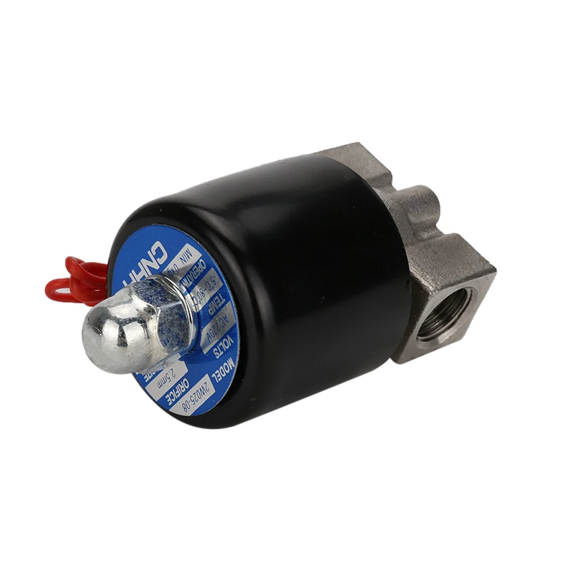 DN08 AC220V 110V DC24V 12V 1/" компактный Соленоидный клапан из нержавеющей стали по хорошей цене для воздуха, воды, масла, Газа
