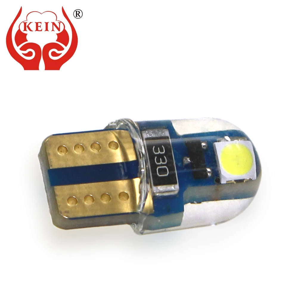 KEIN 10 шт. 3030 силиконовые зеркала для туалетного столика светодиодный LED W5W
