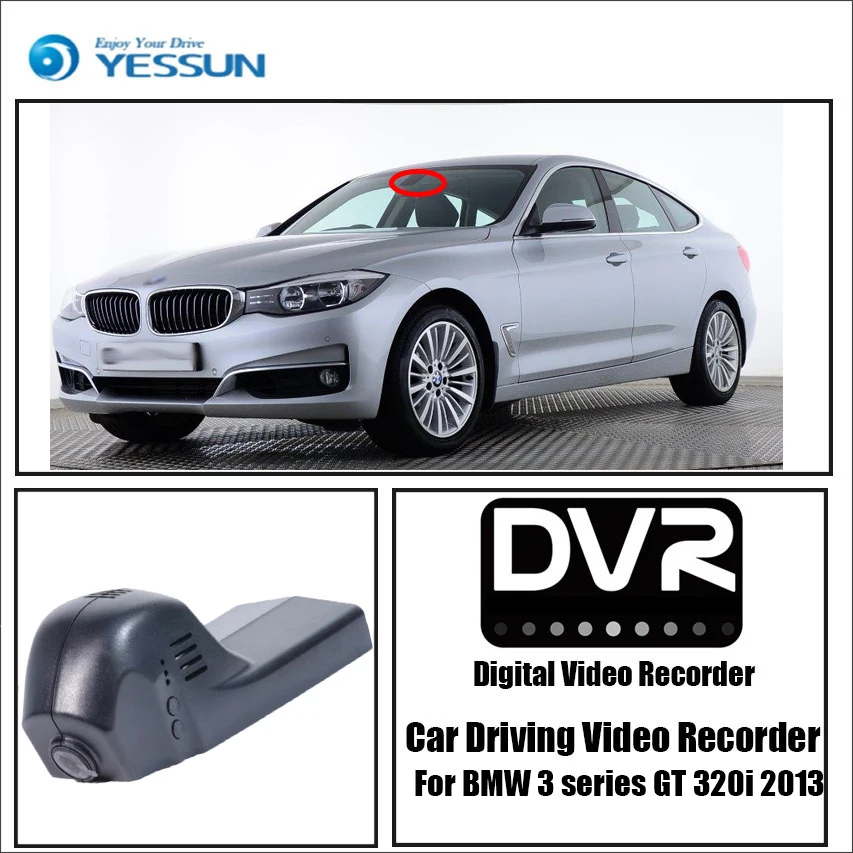 

YESSUN for BMW 3 series GT 320i 2013 Car Dvr Mini Wifi Camera Full HD 1080P Driving Recorder Car Dash Cam Video Recorder