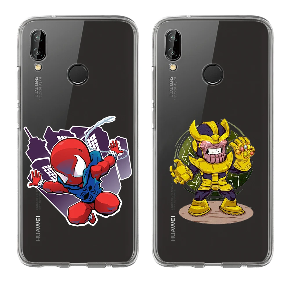 Miracle Avengers Iron Man Captain America Spiderman Fashion Phone Case For Huawei Nova 3 3i 2 Plus Y5 2017 Y6II Y7 PS Mate P8 P9 |