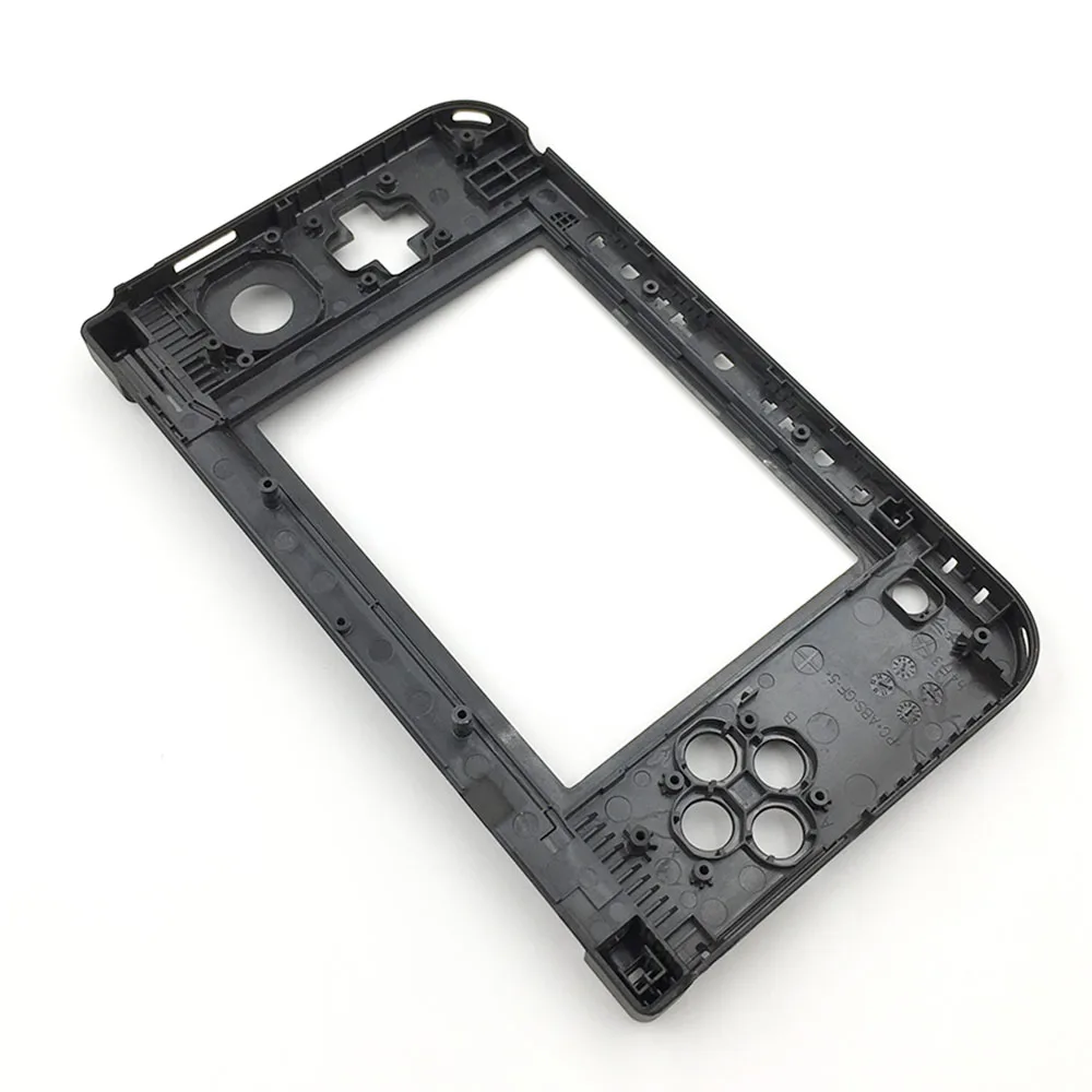 Запасные петли для Nintendo 3DS XL LL черная матовая Нижняя средняя оболочка корпуса|shell