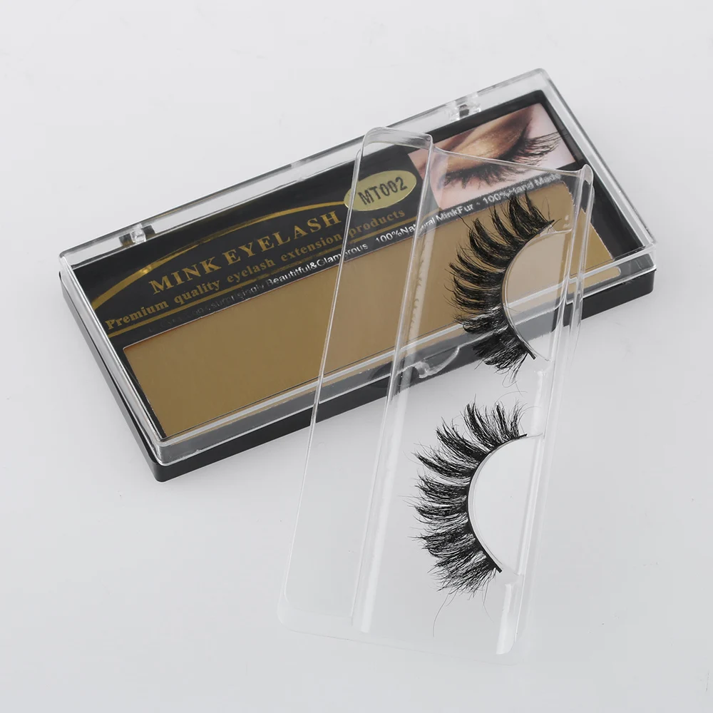 1 пара сексуальные 3D мягкие натуральные конские волосы накладные ресницы грязные
