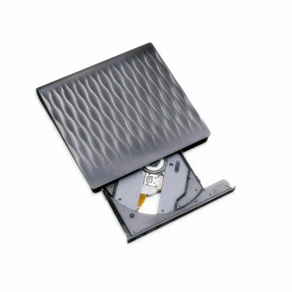 Внешний USB3.0 DVD RW CD писатель тонкий оптический привод горелки ридер плеер лоток тип портативный для портативных ПК r20