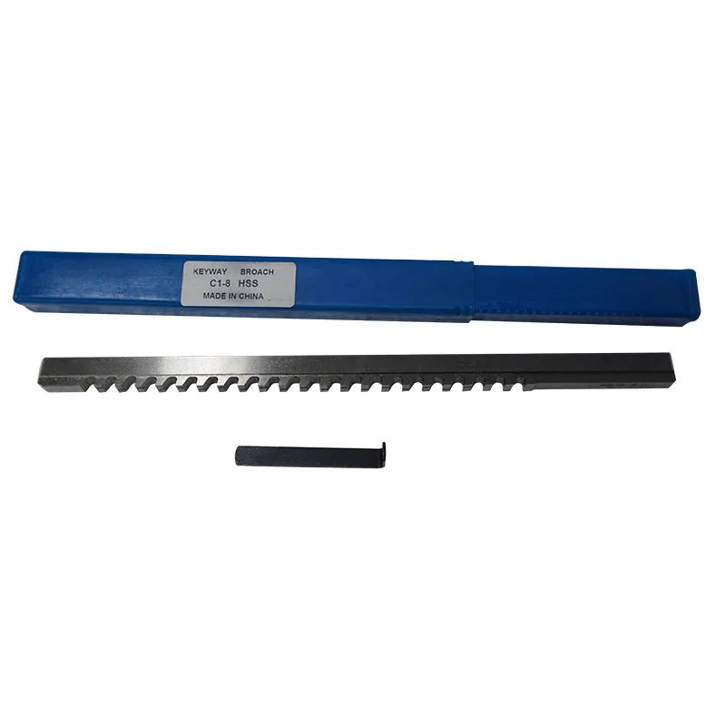 HSS Keyway Broach с Shim 8 мм C Push типа метрический размер Броши высокоскоростные стальные