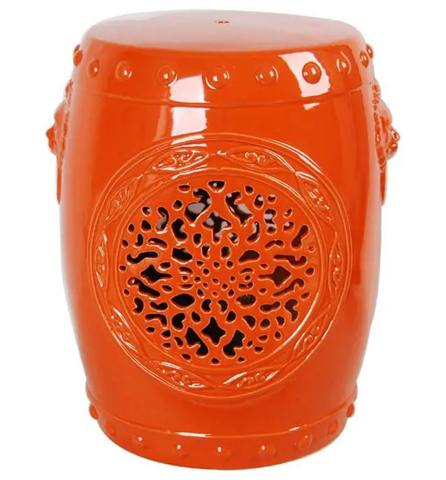 Цзиндэчжэнь Крытый керамический антикварный домашний барабан фарфоровый