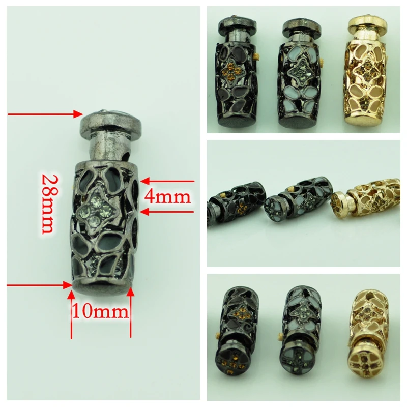 2 шт./лот шубы металлические пробки Швейные аксессуары для поделок шитья шнурок