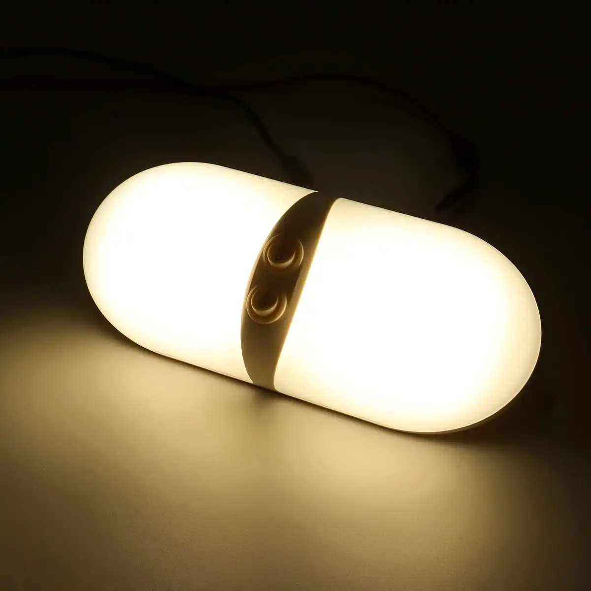 12V 72LED RV потолочный купол светильник с выключателем с двойным куполом внутренний замена светильник ing для прицепа с прицепом дом на колесах лодка