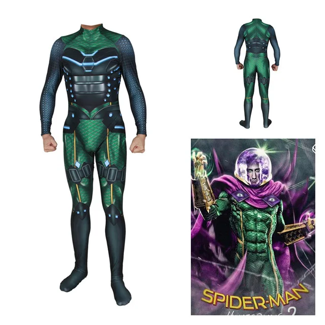 Костюм для косплея Mysterio новый костюм Человека паука детей/взрослый