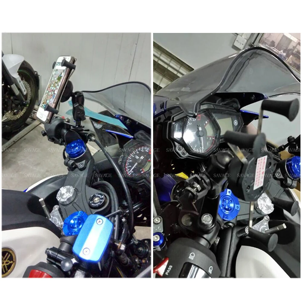 

Phone Holder For SUZUKI DR-Z 250 DRZ400 DRZ 400 GSF 600 BANDIT Motorcycle Accessories Navigation Frame Bracket With USB Port