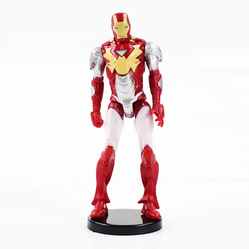 Фигурка супергероя Marvel мстители 6 шт./лот 12 см Халк Капитан Америка Железный