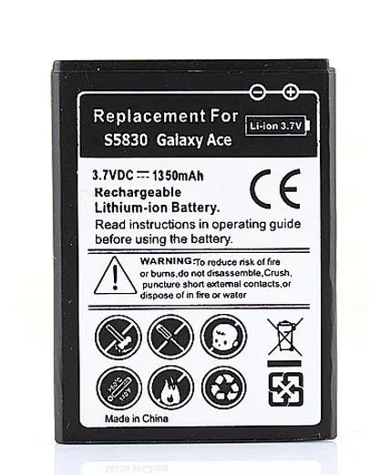 1350mAH EB494358VU Батарея для Samsung Galaxy Ace S5830 Gio S5660 S5670 Pro B7510 i569 запасная батарея сотового