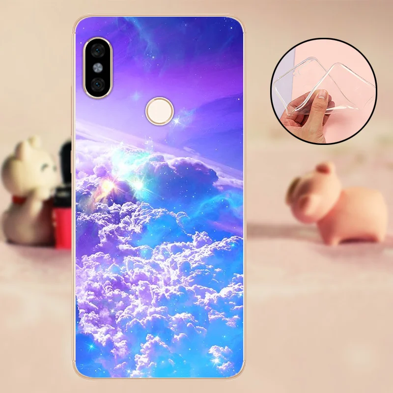 Чехол для телефона Xiaomi Redmi Note 5, силиконовый чехол-бампер для Xiaomi Redmi Note 5 Pro, мягкий силиконовый прозрачный чехол, Funda - Цвет: FCSYV