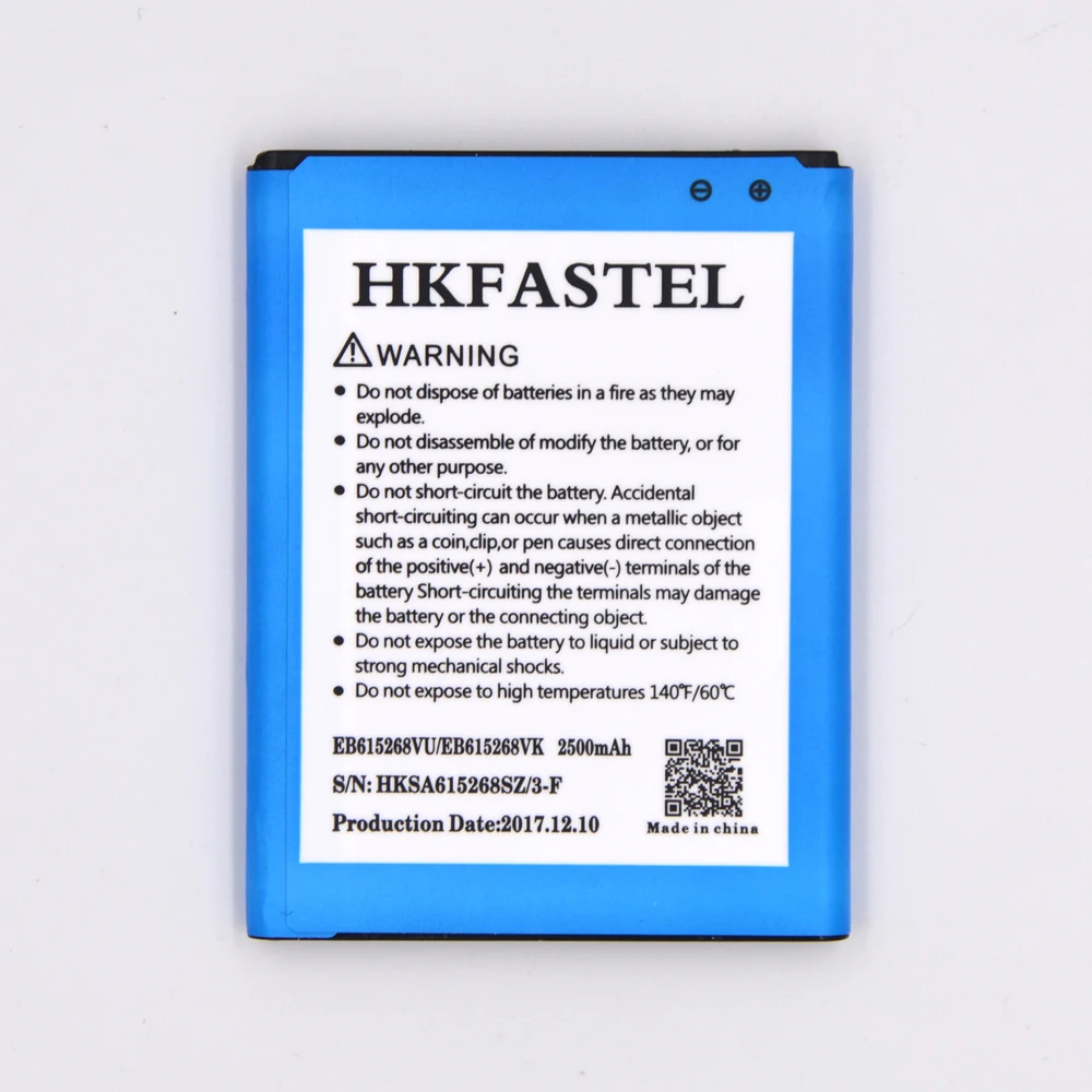 Оригинальный аккумулятор HKFASTEL EB615268VU EB615268VK для Samsung Galaxy Note 1 N7000 I9220 I889 I9228 2500