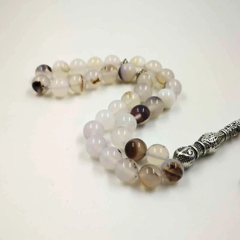 Натуральные агатные камни Tasbih 33 66 99 бусин роскошные четки для мужчин