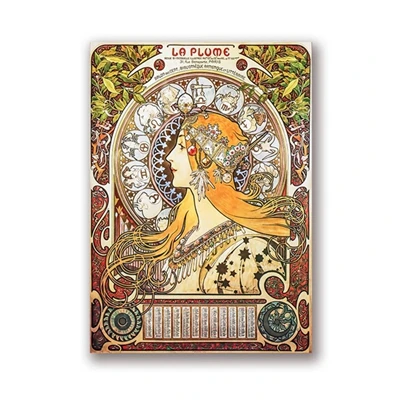 PH2153 Alphonse Mucha, большие винтажные плакаты и принты в стиле модерн, точная копия, настенная живопись, картины для гостиной, домашний декор - Цвет: PH2153