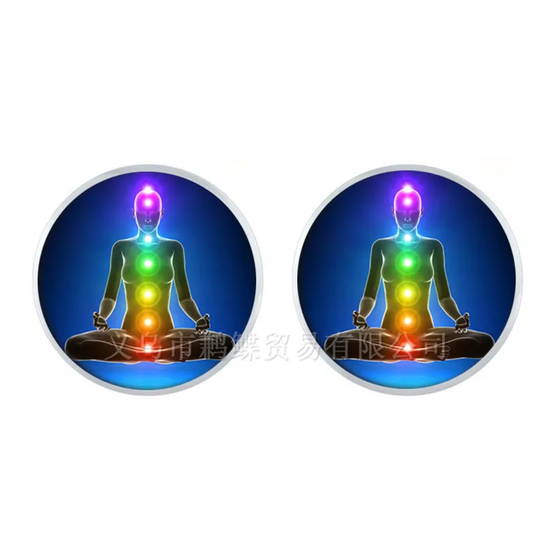 Женские серьги-гвоздики со стеклянным куполом 12 мм | Украшения и аксессуары